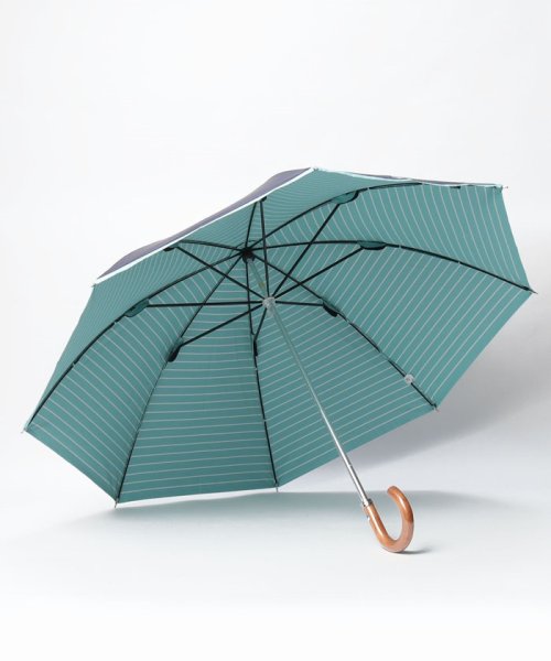 POLO RALPH LAUREN(umbrella)(ポロラルフローレン（傘）)/晴雨兼用日傘　”ワンポイントPOLOポニー バックボーダー”/ミントグリーン