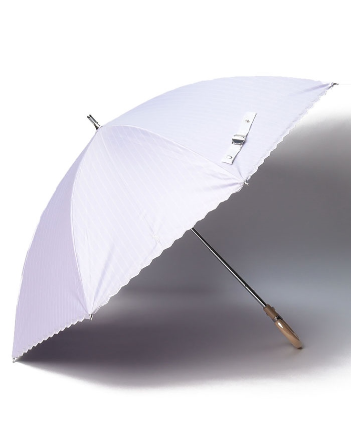 セール】晴雨兼用日傘 ”ストライプ スカラ刺繍”(504550608) | ポロ