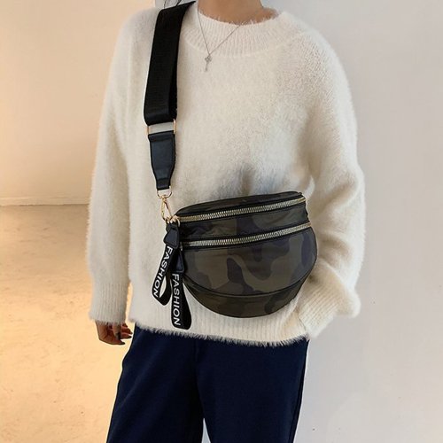 セール】韓国 ウエストポーチ 大容量ボディバッグ(504558339  