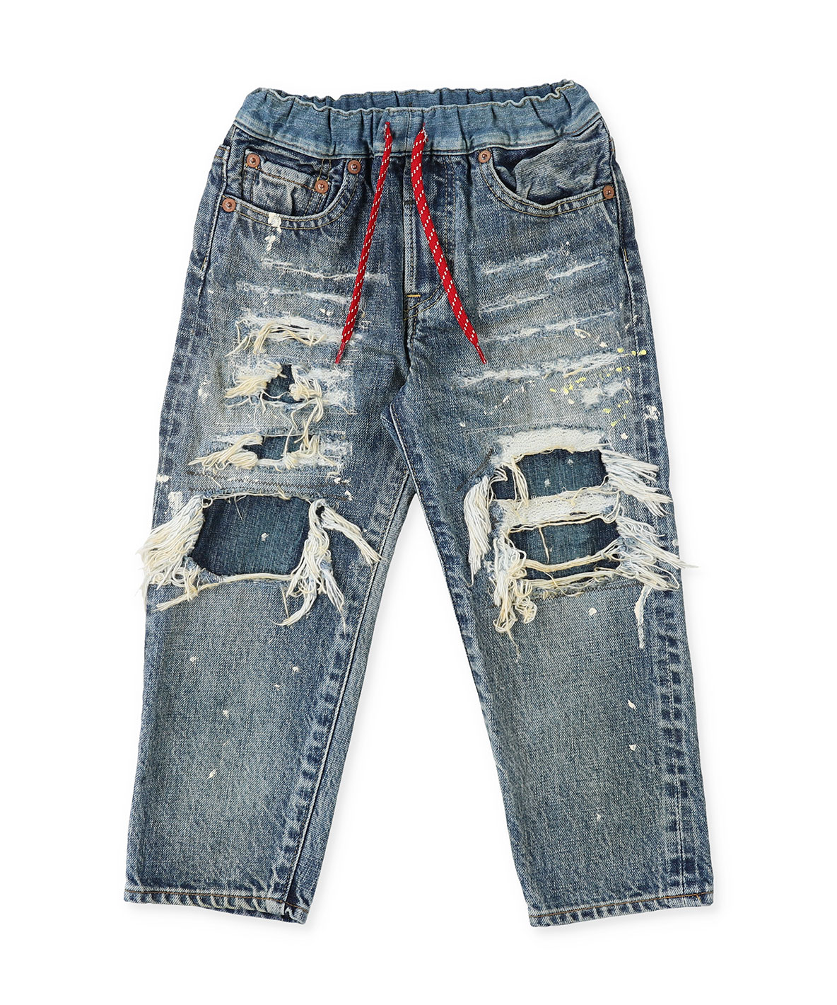 春新作の デニムリメイク DUNGAREE DENIM イージー サイズ02 PN ボトムス - blog.machinefinder.com