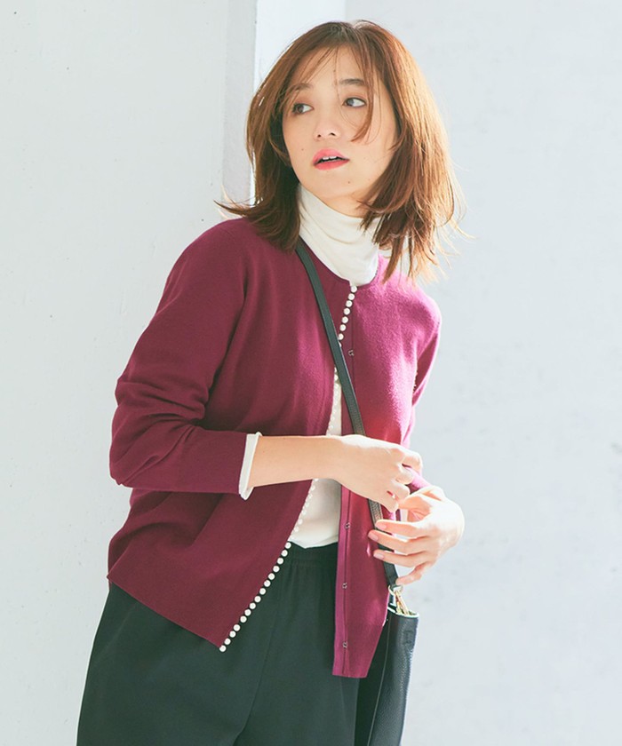 レッド系|カーディガン|自由区 (Lサイズ)(ジユウクエル)|阪急百貨店 レッド系|カーディガン|自由区 (Lサイズ)(ジユウクエル)|阪急百貨店