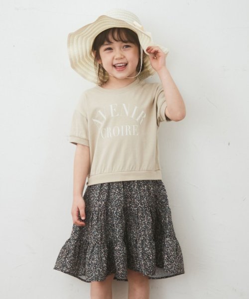 セール 花柄ドッキング ワンピース エニファム キッズ Anyfam Kids Magaseek