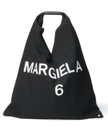 MM6 Maison Margiela(MM６　メゾンマルジェラ)/【MM6 MAISON MARGIELA】エムエムシックス メゾンマルジェラ ハンドバッグ トートバッグ S54WD0039 P4537 Logo Print /ブラック
