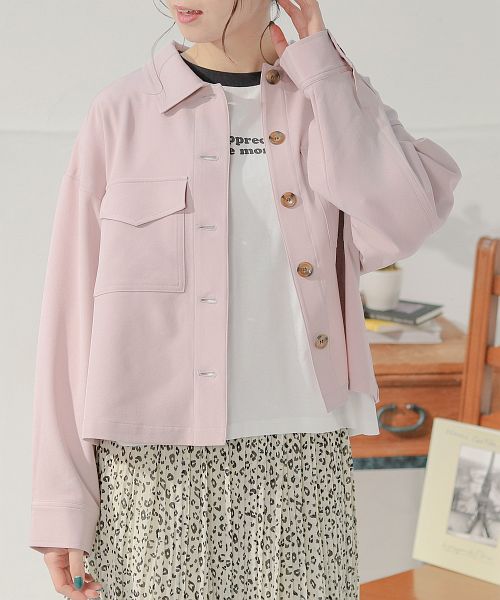 アウター(ピンク・桃色)のファッション通販 - MAGASEEK