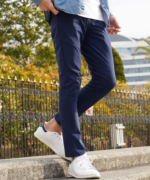 セール ナイロンストレッチ テーパードパンツ テーパードパンツ メンズ テーパード パンツ きれいめ ボトムス ストレッチ ジギーズショップ Jiggys Shop Magaseek