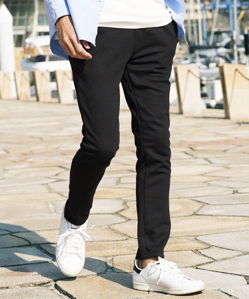 セール ポンチテーパードパンツ スウェット メンズ テーパード パンツ きれいめ ボトムス ストレッチ セットアップ ジギーズショップ Jiggys Shop Magaseek