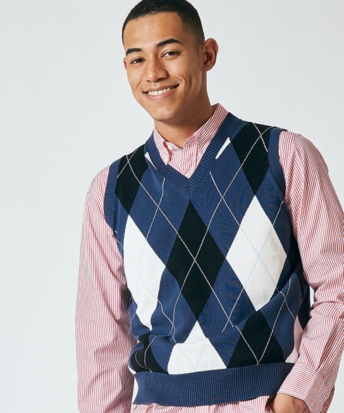 Houstongass アーガイル ニットベスト J プレス メンズ J Press Mens Magaseek