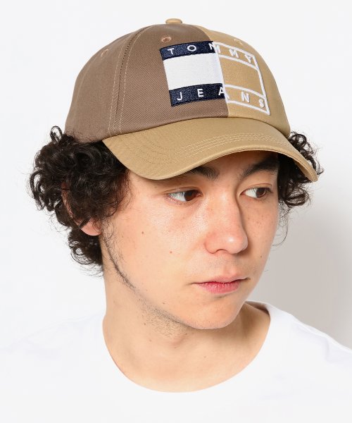 TOMMY JEANS(トミージーンズ)/TJM HERITAGE CAP SPLICED/ベージュ系