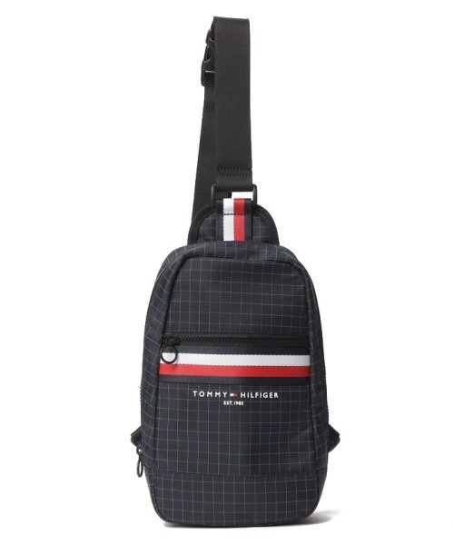 TOMMY HILFIGER(トミーヒルフィガー)/IM TH DIAGONAL NYLON BODYBAG/ネイビー