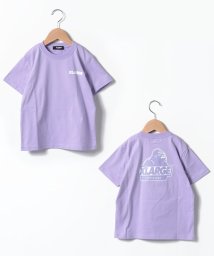 XLARGE KIDS(エクストララージ　キッズ)/バックプリントスランテッドOGゴリラ半袖Tシャツ/パープル