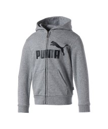 PUMA(PUMA)/キッズ ボーイズ ESS ビッグ ロゴ FZ フーディー TR 120－160cm/MEDIUMGRAYHEATHER