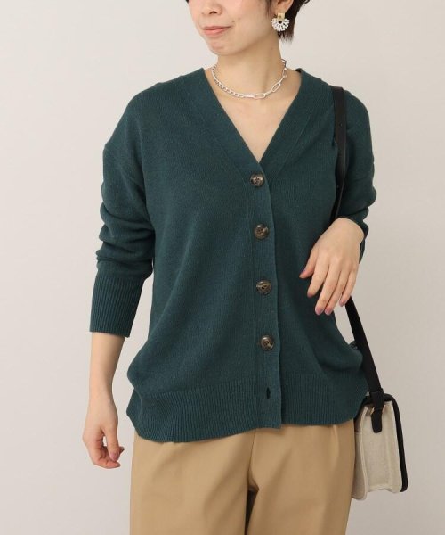 セール Otona Muse掲載 バンブーリネンヘンプ バックスリットカーディガン 洗える アンタイトル Untitled Magaseek