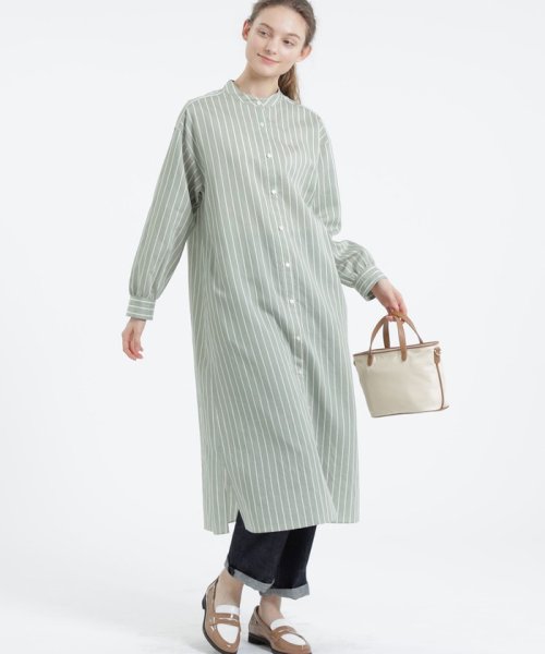 ストライプシャツワンピース マッキントッシュ フィロソフィー Mackintosh Philosophy Magaseek