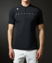 DESCENTE GOLF(デサントゴルフ)/リサイクルフレックスムーブスタンドジップシャツ【アウトレット】/ブラック