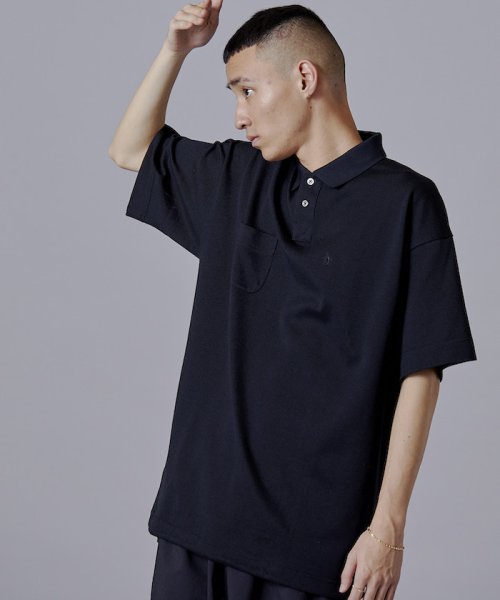 Penguin by Munsingwear(ペンギン　バイ　マンシングウェア)/MANERD BIG FIT POLO【アウトレット】/ブラック