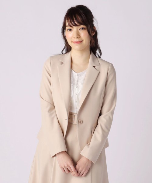 セール テーラードジャケット ベージュ デビュー ド フィオレ Debut De Fiore Magaseek