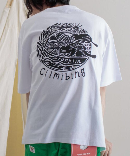 セール Franklin Climbing フランクリンクライミング エッセンシャルバックプリントtシャツ Gloster Gloster Magaseek