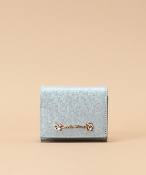 ラメレザービジュー ミニ財布 