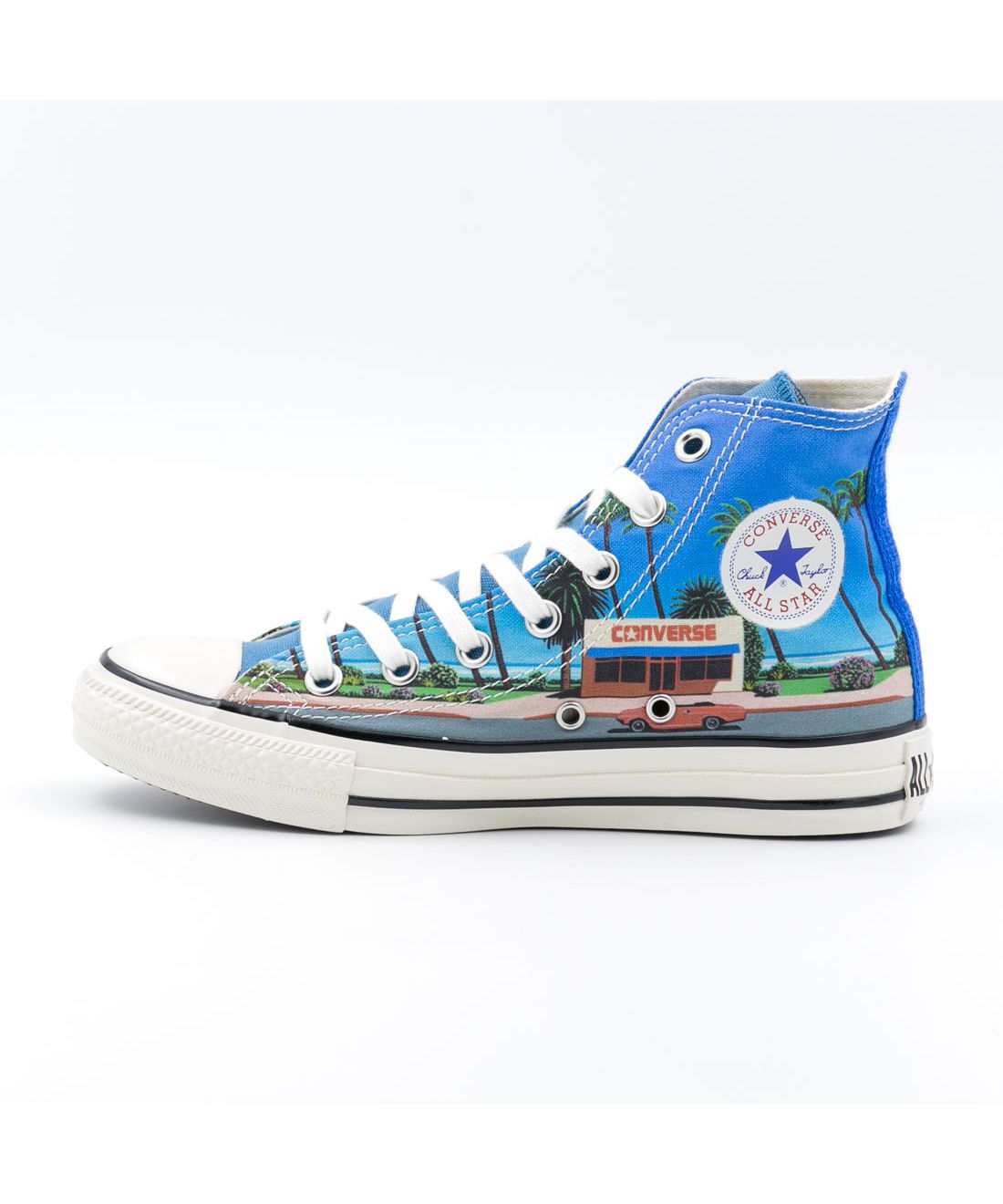 セール メンズ レディース コンバース Converse スニーカー オールスター Us ヒロシ ナガイ ハイカット 永井博 コラボ イラスト Co Asushnhi コンバース Converse Magaseek