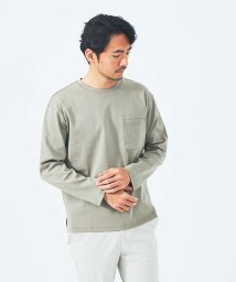 ABAHOUSE(ABAHOUSE)/シルケット ポンチ 長袖 Tシャツ/モカ