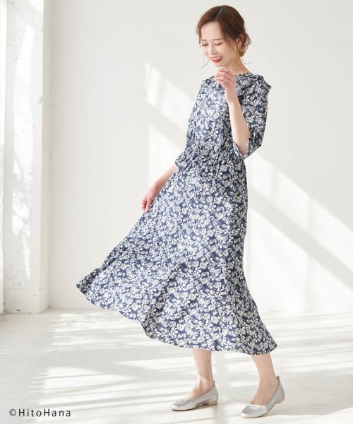 セール Hitohana Rope Picnic 花柄ワンピース ロペピクニック Rope Picnic Magaseek