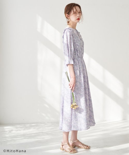 セール Hitohana Rope Picnic 花柄ワンピース ロペピクニック Rope Picnic Magaseek