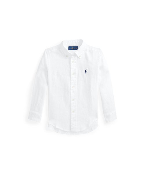 POLO RALPH LAUREN(POLO RALPH LAUREN)/(ボーイズ 2才～7才)リネン シャツ/100ホワイト