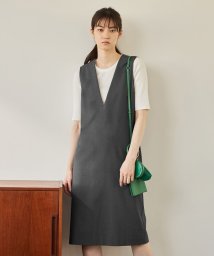 iCB(アイシービー)/【WEB＆一部店舗限定カラーあり】 LooseWeave ジャンパースカート/チャコール系