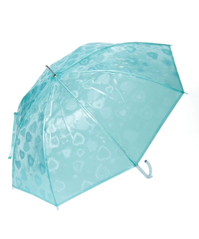 透明傘　”3Dホログラム　ハート”