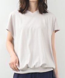 felt maglietta/コットンフライスVネックフレンチTシャツ/504569818