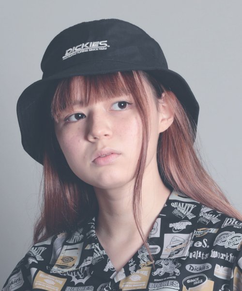 MAISON mou(メゾンムー)/【DICKIES/ディッキーズ】DK NYLON BUCKET HAT/ナイロンバケットハット/ブラック