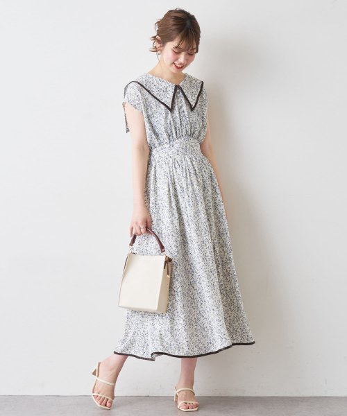 セール Every Very Nice Claup Web限定配色セーラーカラーガーリーワンピース ナイスクラップ アウトレット Nice Claup Outlet Magaseek