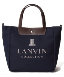 LANVIN COLLECTION(BAG)(ランバンコレクション（バッグ）)/ショルダー付き2WAYトートバッグ【シーニュ】/ネイビー