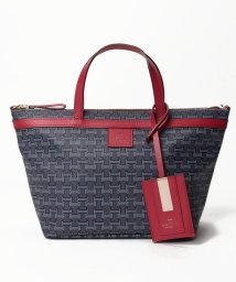 LANVIN COLLECTION(BAG)(ランバンコレクション（バッグ）)/ショルダー付き2WAYバッグ【フェリア】/ネイビー/レッド