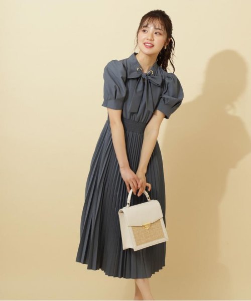 セール シャーリングプリーツワンピース プロポーション ボディドレッシング Proportion Body Dressing Magaseek