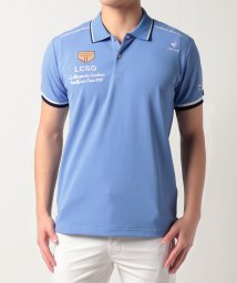 le coq sportif GOLF (ルコックスポルティフ（ゴルフ）)/ストレッチ半袖ポロシャツ(吸汗速乾/ストレッチ/UVケア(UPF15))【アウトレット】/ブルー