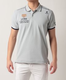 le coq sportif GOLF (ルコックスポルティフ（ゴルフ）)/ストレッチ半袖ポロシャツ(吸汗速乾/ストレッチ/UVケア(UPF15))【アウトレット】/杢グレー