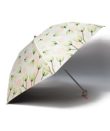 LANVIN en Bleu(umbrella)(ランバンオンブルー（傘）)/晴雨兼用折りたたみ日傘　スカラ　フラワー/レモンイエロー