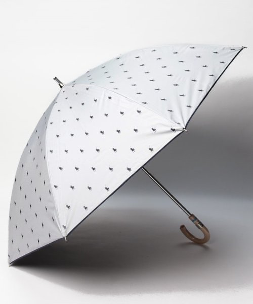 POLO RALPH LAUREN(umbrella)(ポロラルフローレン（傘）)/晴雨兼用日傘　ロック刺繍/オフホワイト
