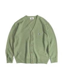 ABAHOUSE(ABAHOUSE)/【PENNEY'S / ペニーズ】THE FOX COLOR CARDIGAN/セージグリーン