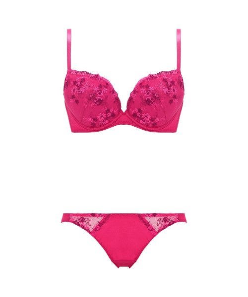 アモスタイルバイトリンプ Amo S Style By Triumph デイリーamostyle 寄せブラ ブラ ショーツセット 275 プリティブーケ リップスティックピンク E Magaseek