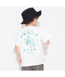 BRANSHES(ブランシェス)/【bコレ / 綿100％】グラフィック半袖Tシャツ/オフホワイト