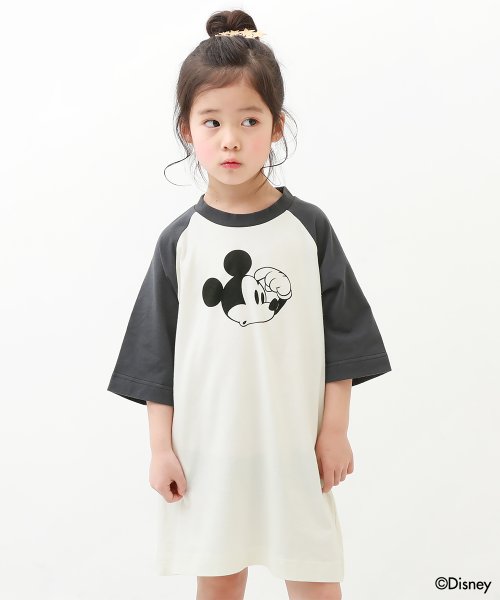 セール ディズニー ミッキー ラグランワンピース デビロック Devirock Magaseek