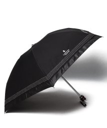 LANVIN Collection(umbrella)(ランバンコレクション（傘）)/晴雨兼用折りたたみ日傘　”シエスタピンタック×オーガンジー”/ブラック