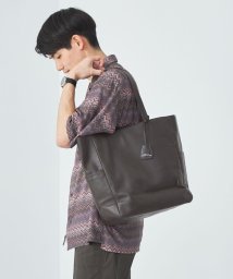 green label relaxing(グリーンレーベルリラクシング)/SC GLR ファンクショナル レザー トートバッグ タテ V2/DKBROWN