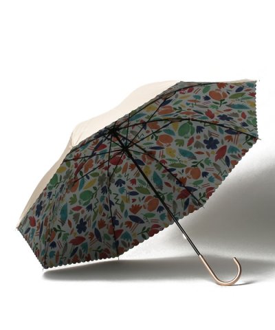 晴雨兼用日傘 ”バックプリント フラワーマーケット”