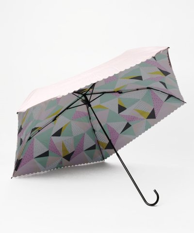 晴雨兼用折りたたみ日傘 ”バックプリント リフレクション”