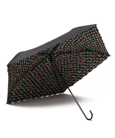 晴雨兼用折りたたみ日傘 ”バックプリント ローズドット”