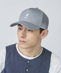 KANGOL(KANGOL)/KANGOL SMU Logo Trucker Mesh Cap/グレー