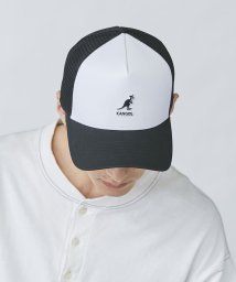 KANGOL(KANGOL)/KANGOL SMU Logo Trucker Mesh Cap/ブラック系1